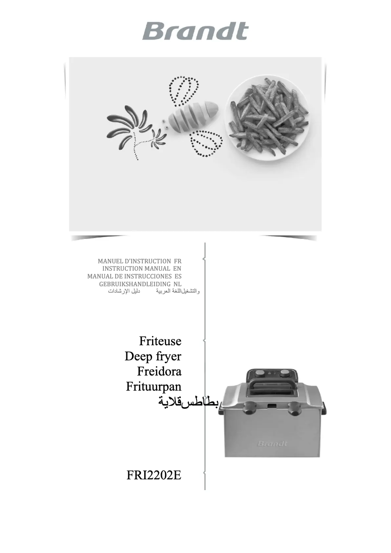 Page 1 de la notice Manuel utilisateur Brandt FRI2202E