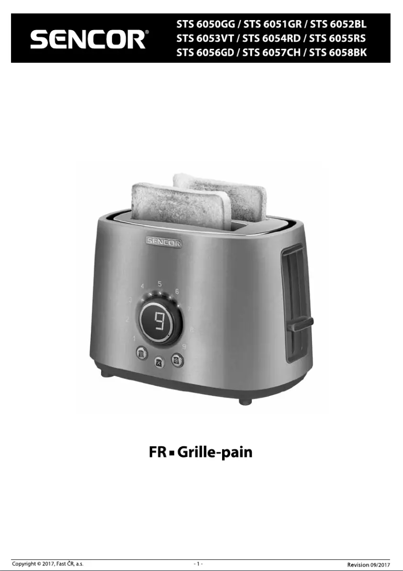 Image de la première page du manuel de l'appareil STS 6053VT