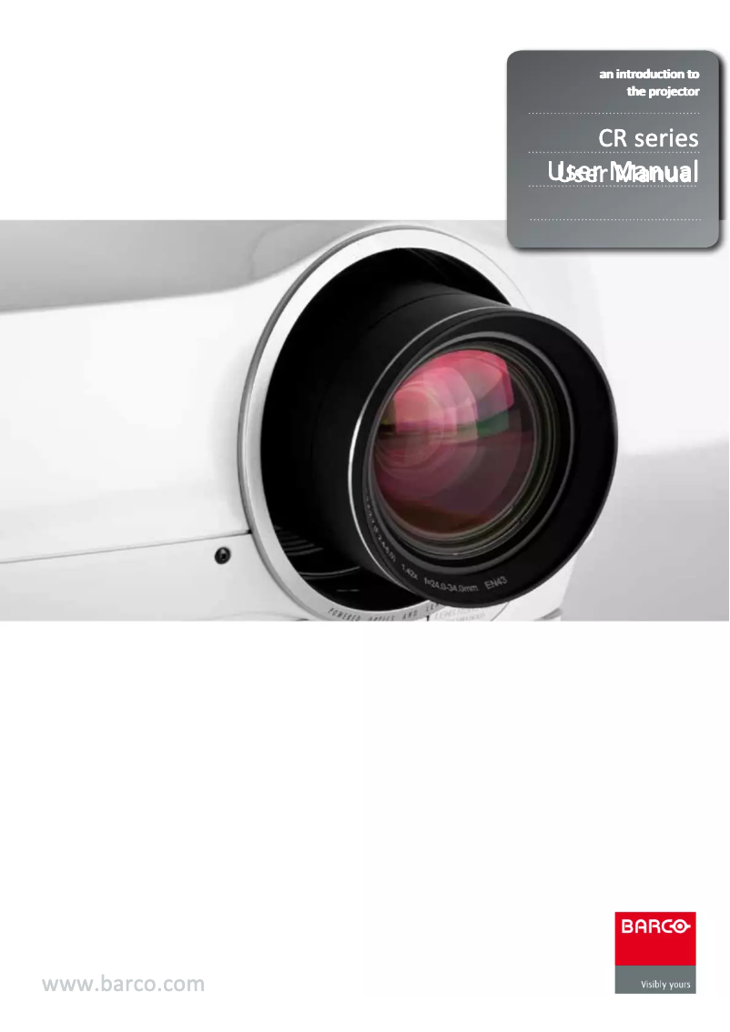 Image de la première page du manuel de l'appareil CRWQ-72B