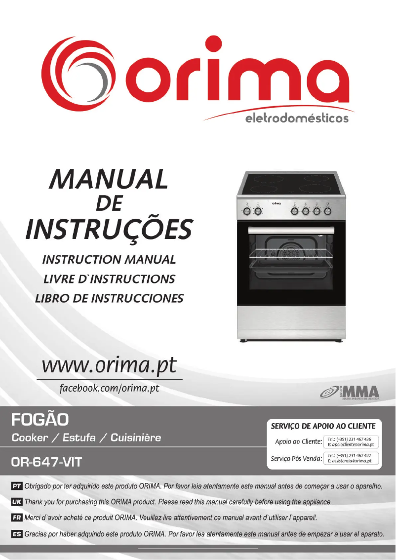 Image de la première page du manuel de l'appareil OR-647-VIT