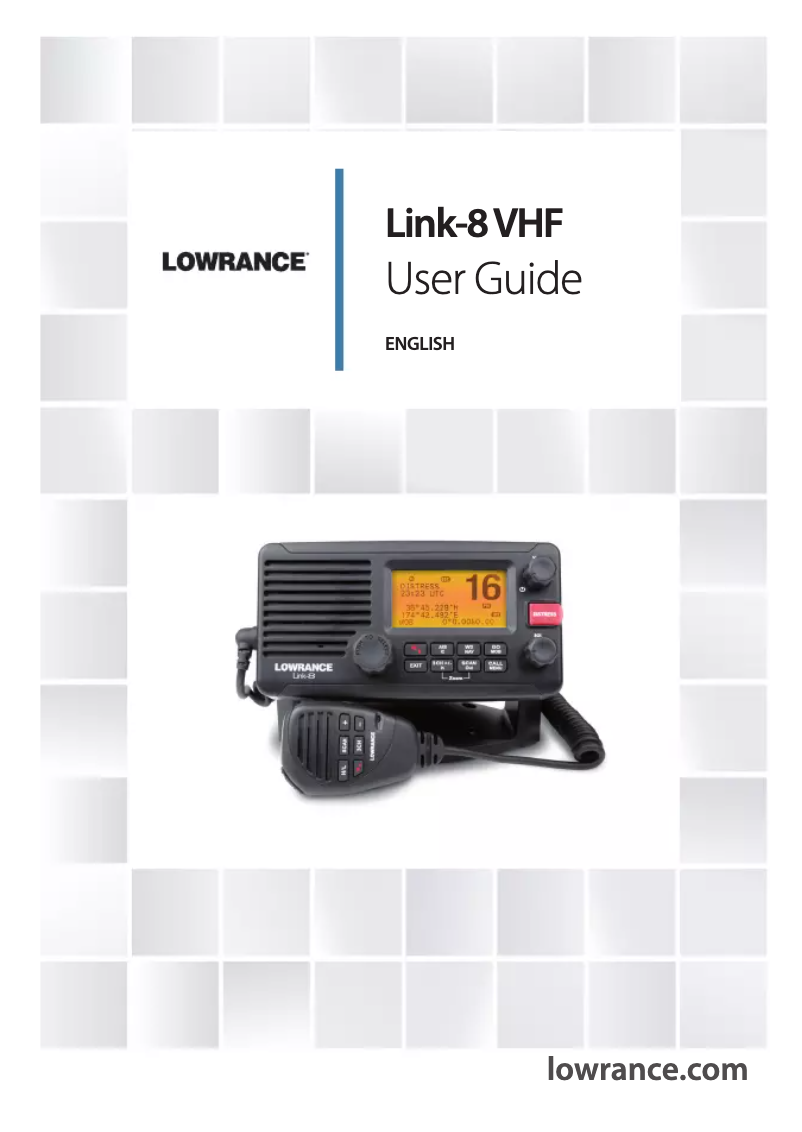 Page 1 de la notice Manuel utilisateur Lowrance Link-8 VHF