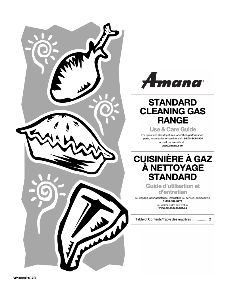 Página 1 del manual Manual de usuario Amana AGR3311