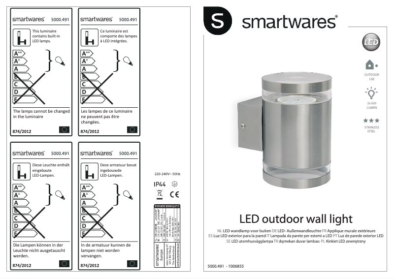 Image de la première page du manuel de l'appareil 10.068.55
