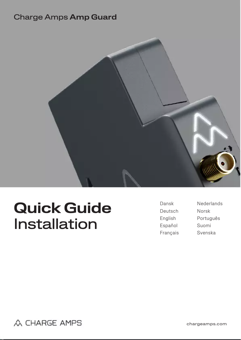 Page 1 de la notice Manuel utilisateur Charge Amps Amp Guard