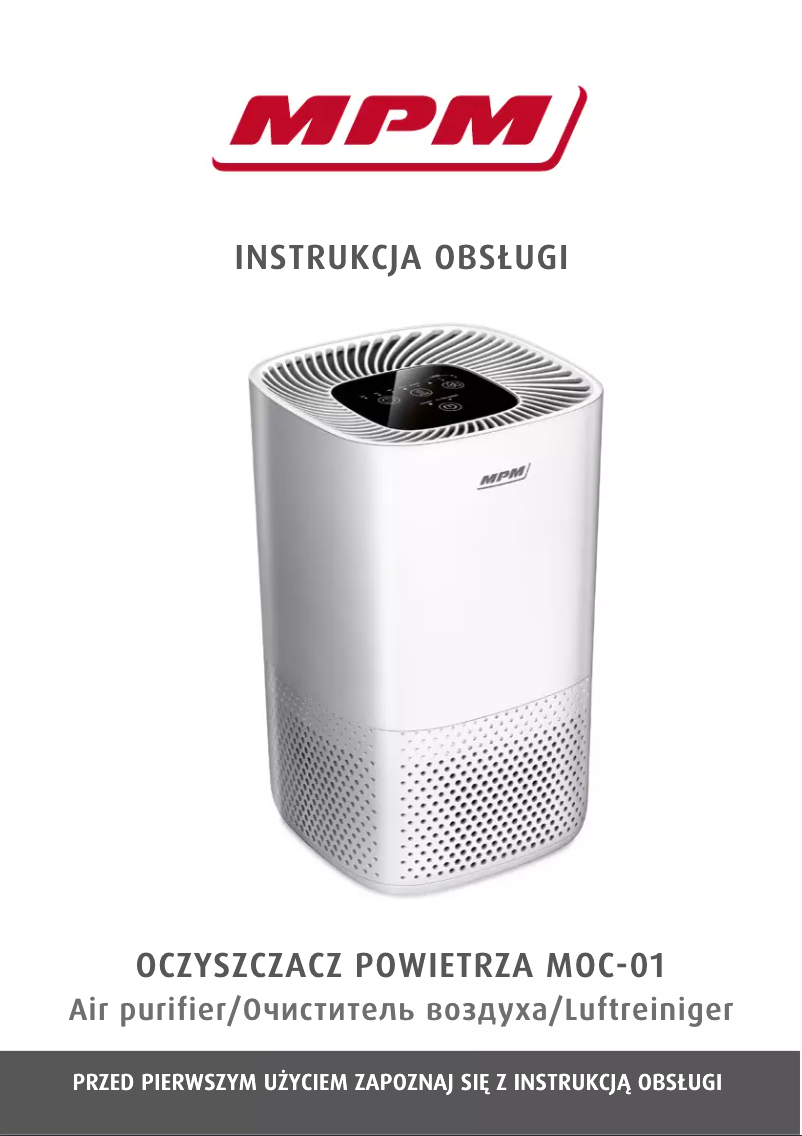 Image de la première page du manuel de l'appareil MOC-01