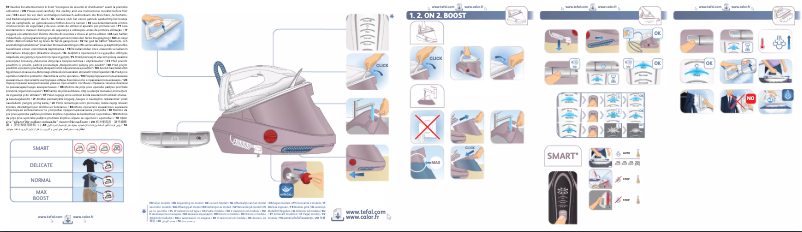 Page 1 de la notice Manuel utilisateur Tefal Pro Express Vision GV9810