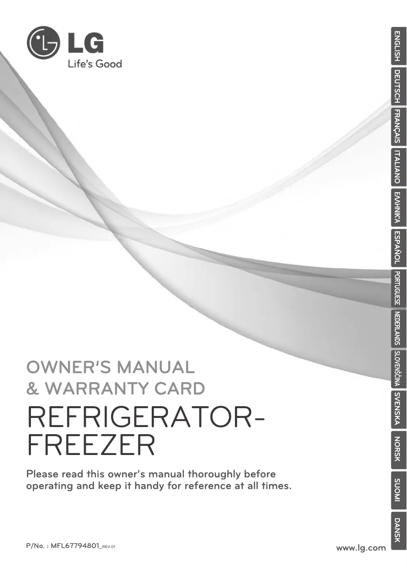 Image de la première page du manuel de l'appareil GBB539NSCFE