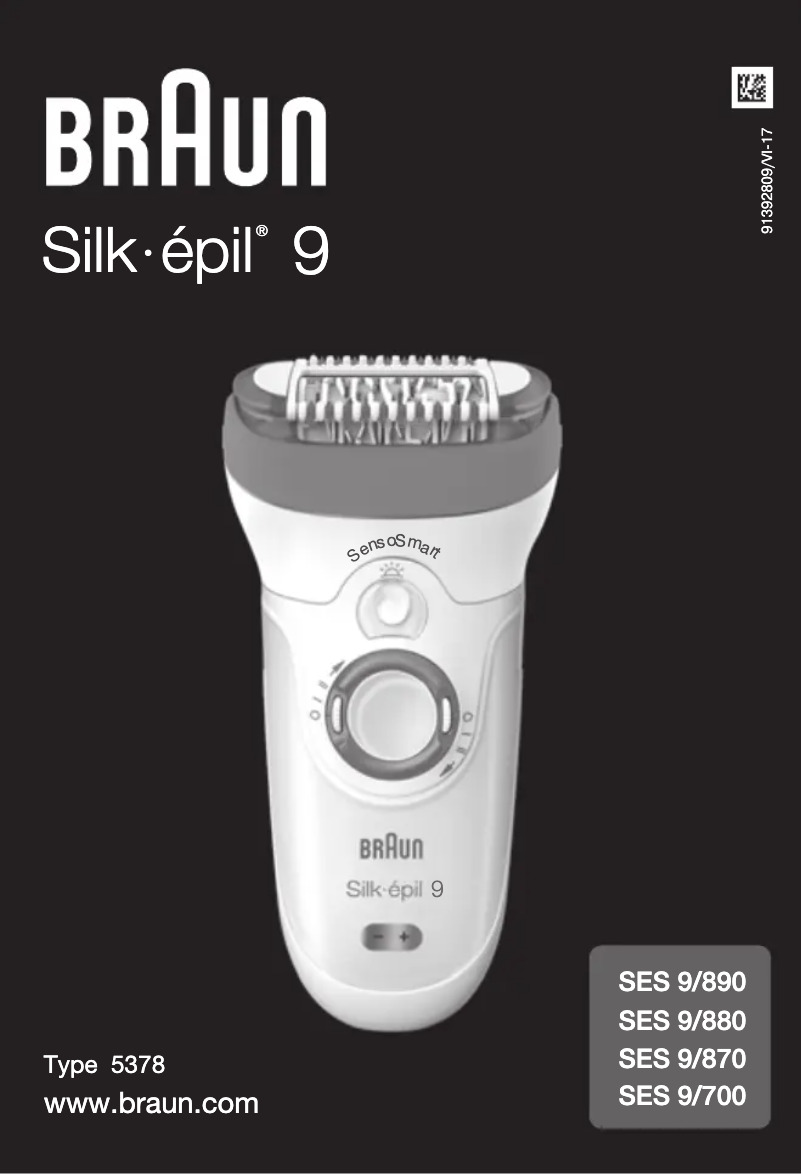 Page n°1 - Manuel utilisateur Braun Silk-épil Beautyset 9 9-975