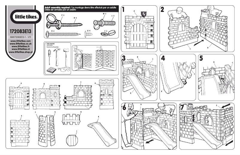 Image de la première page du manuel de l'appareil Classic Castle