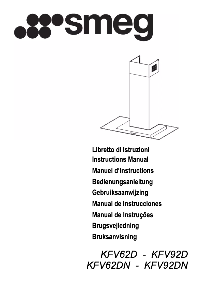 Page 1 de la notice Manuel utilisateur Smeg KFV92DN