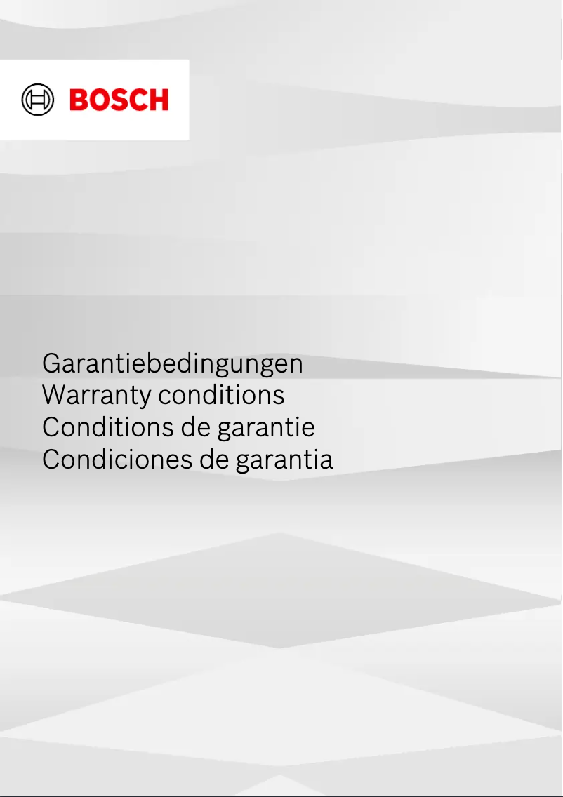 Page n°1 - Manuel utilisateur Bosch TWK7L461