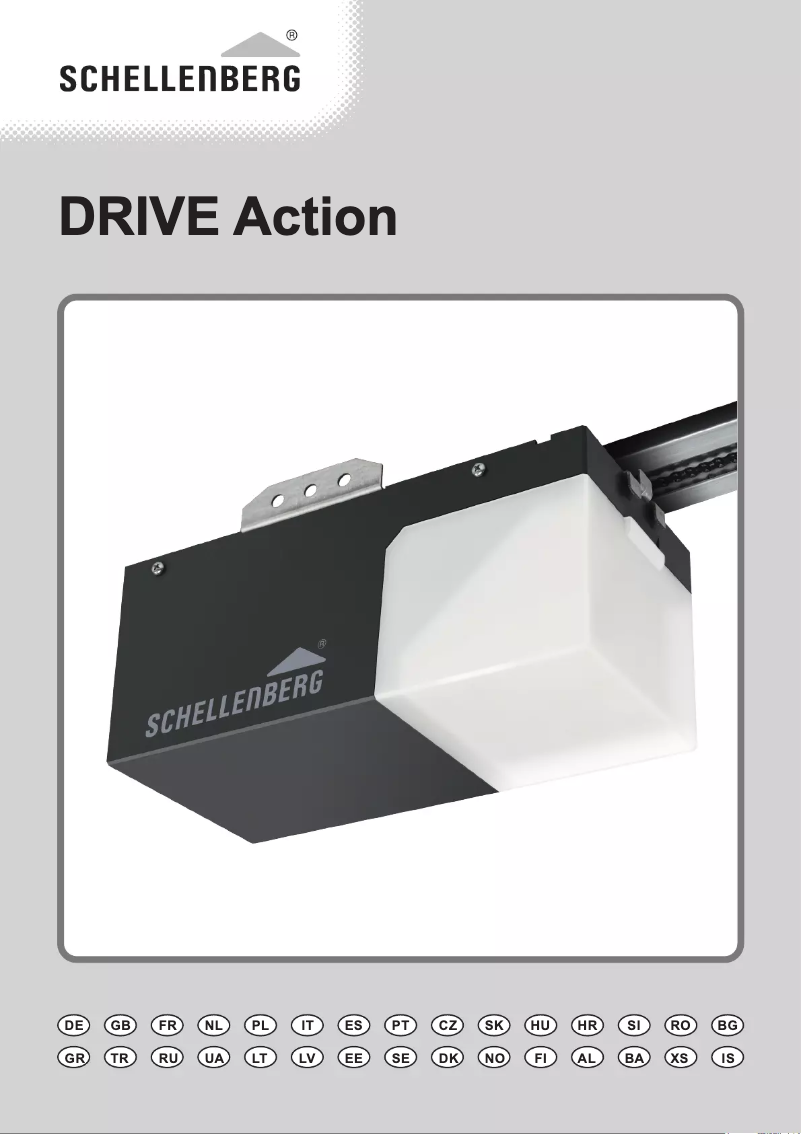 Page 1 de la notice Manuel utilisateur Schellenberg Drive Action