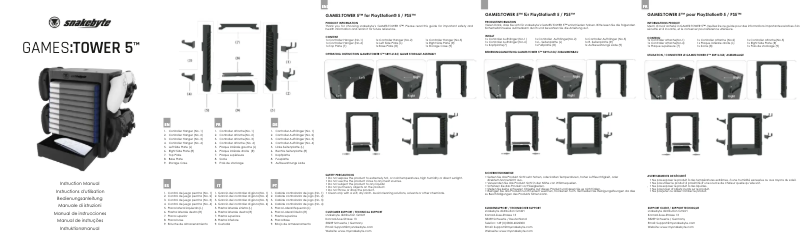Página 1 del manual Manual de usuario Snakebyte GAMES:TOWER 5