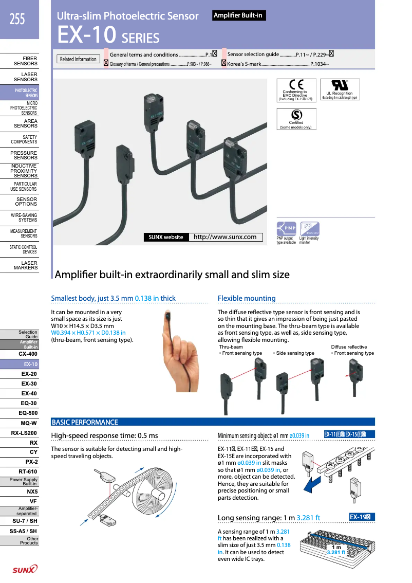 Page n°1 - Manuel utilisateur Panasonic EX19APN