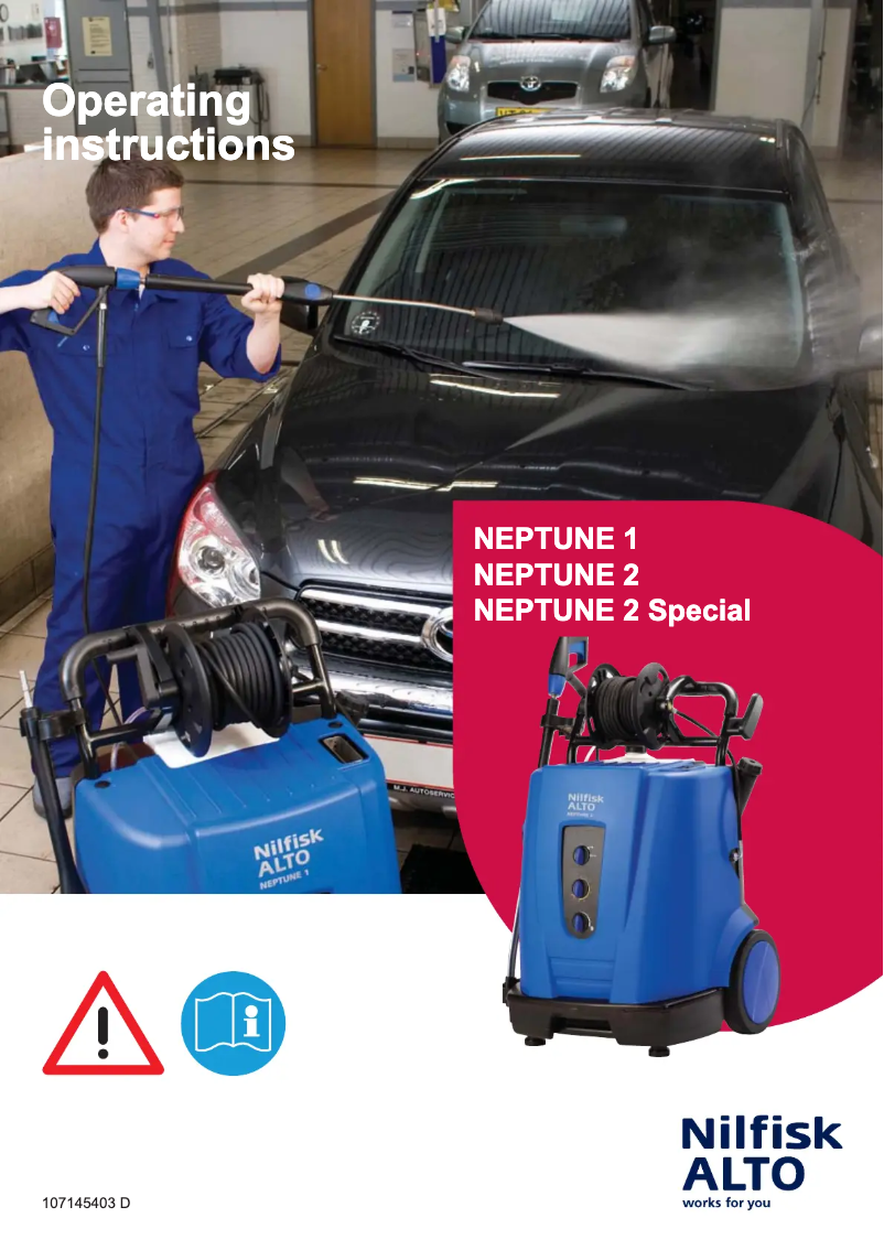 Page n°1 - Manuel utilisateur Nilfisk MH 2C