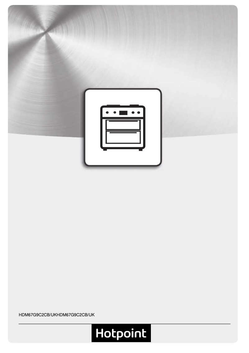 Página 1 del manual Instrucciones / montaje Hotpoint HDM67G9C2CB/UK