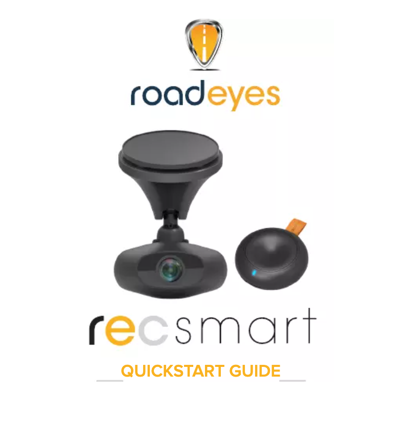 Página 1 del manual Manual de usuario RoadEyes Rec Smart