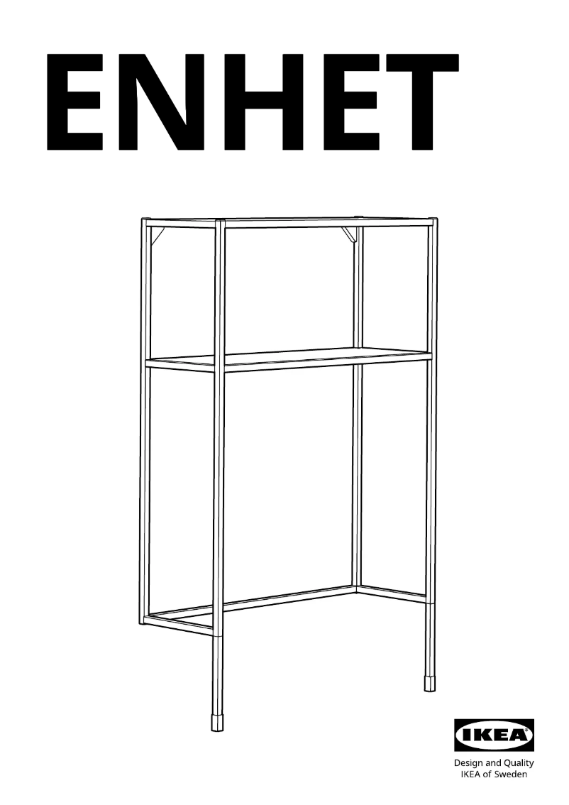 Page 1 de la notice Manuel utilisateur Ikea ENHET 605.160.91