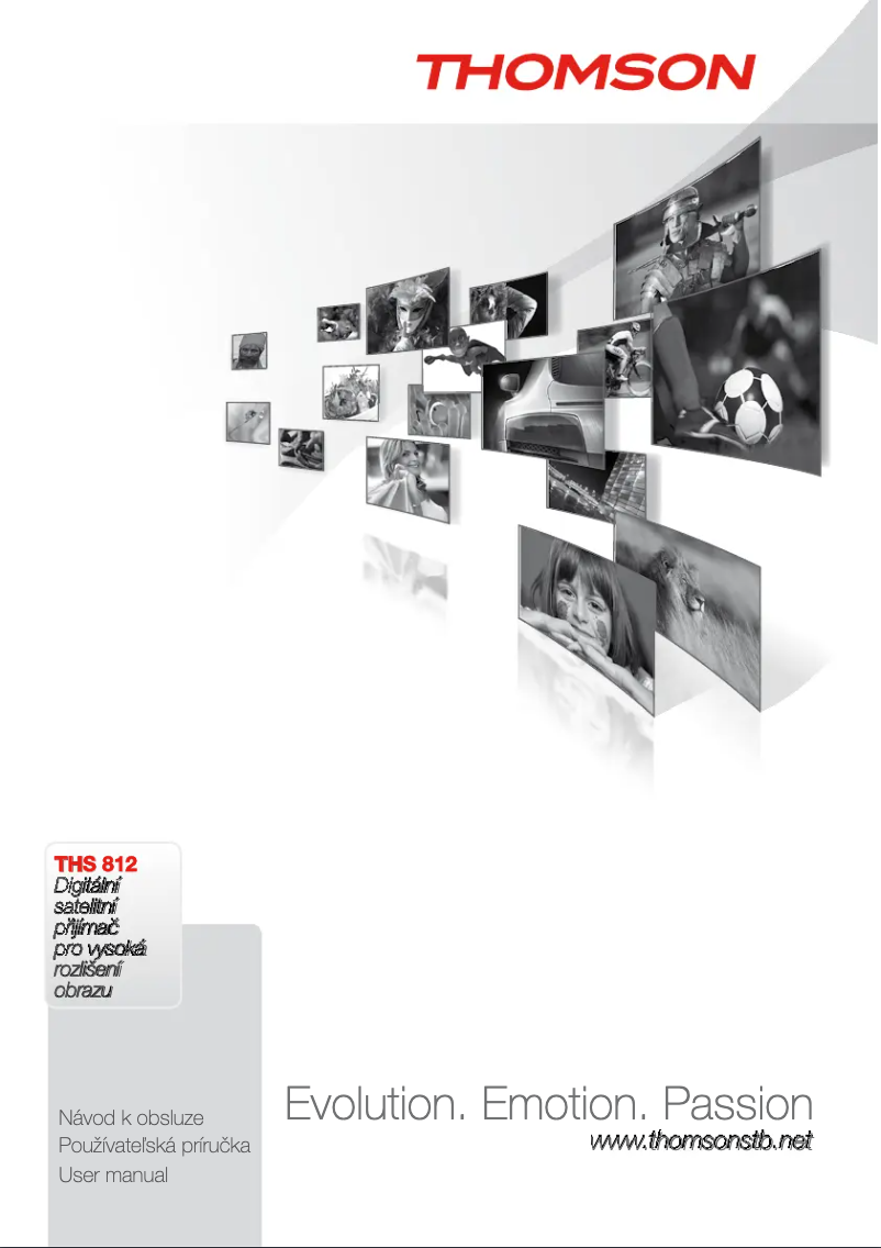 Page 1 de la notice Manuel utilisateur Thomson THS812