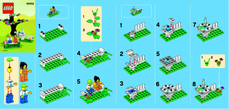 Page n°1 - Manuel utilisateur Lego Springtime Scene