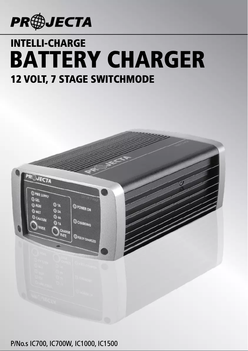 Página 1 del manual Manual de usuario Projecta IC1500