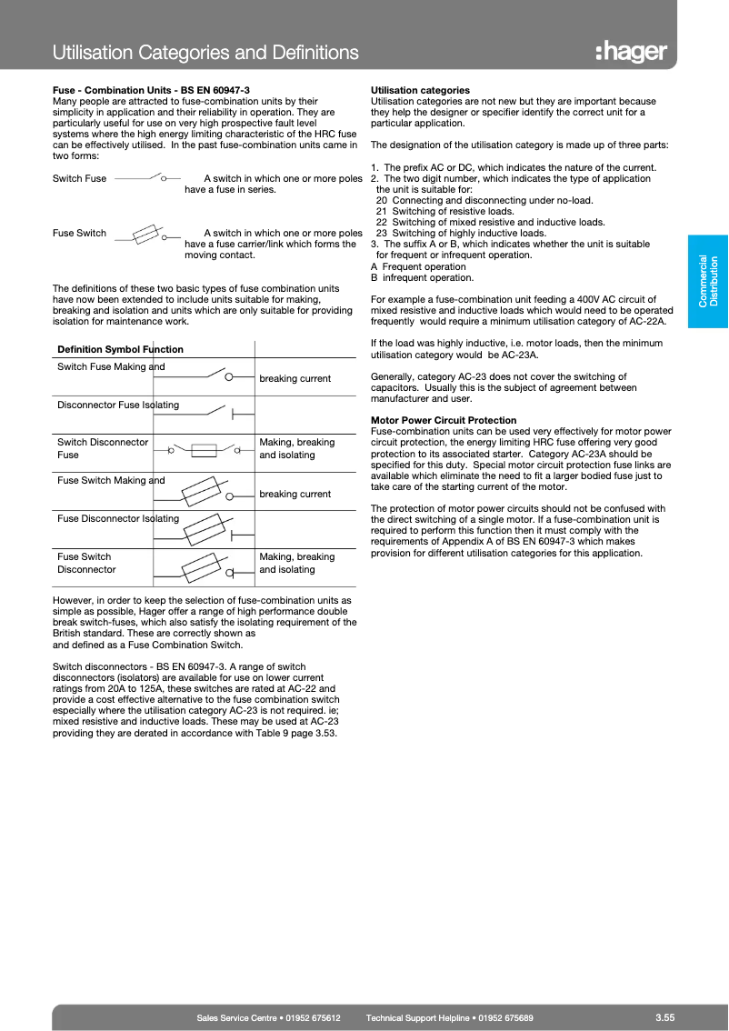 Page n°1 - Manuel utilisateur Hager JG416DC