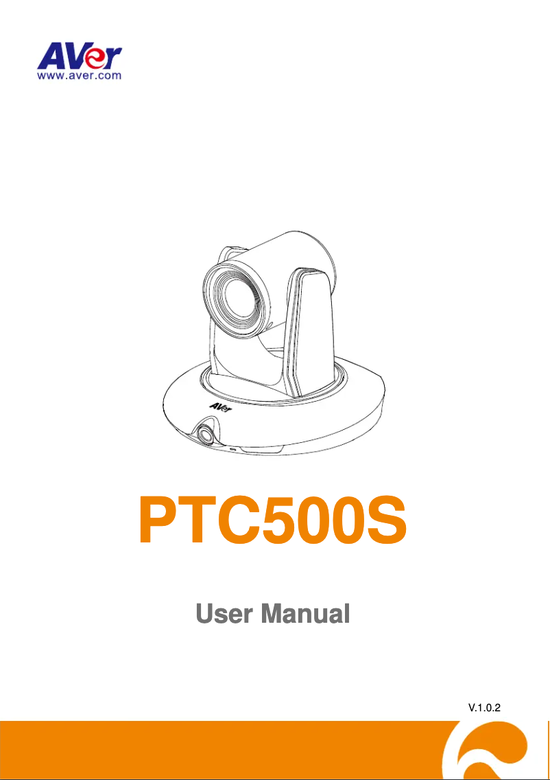 Page 1 de la notice Manuel utilisateur AVer PTC500S