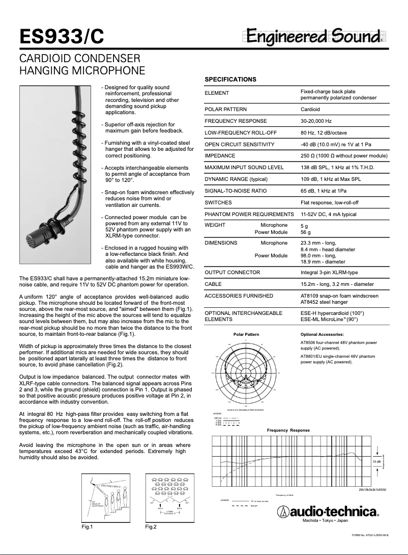 Image de la première page du manuel de l'appareil ES933/C