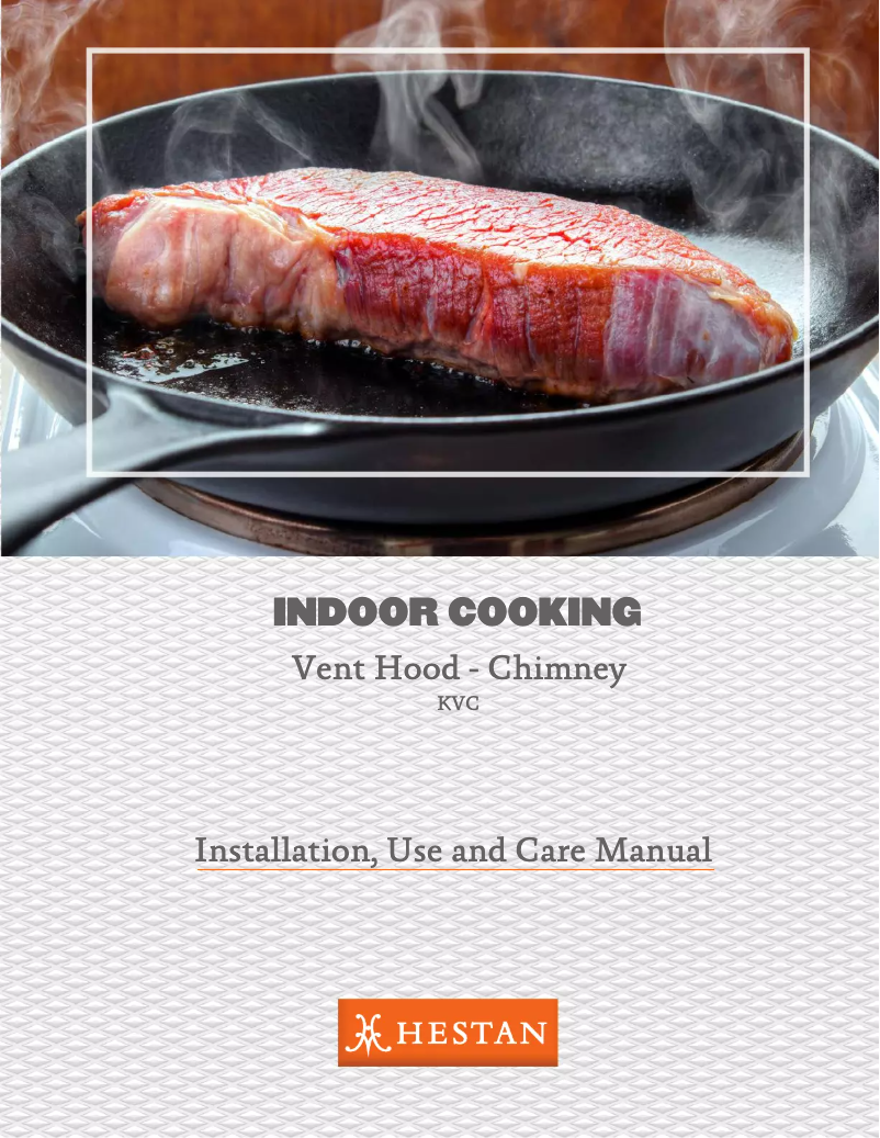 Page 1 de la notice Guide d'installation Hestan KVC42WH