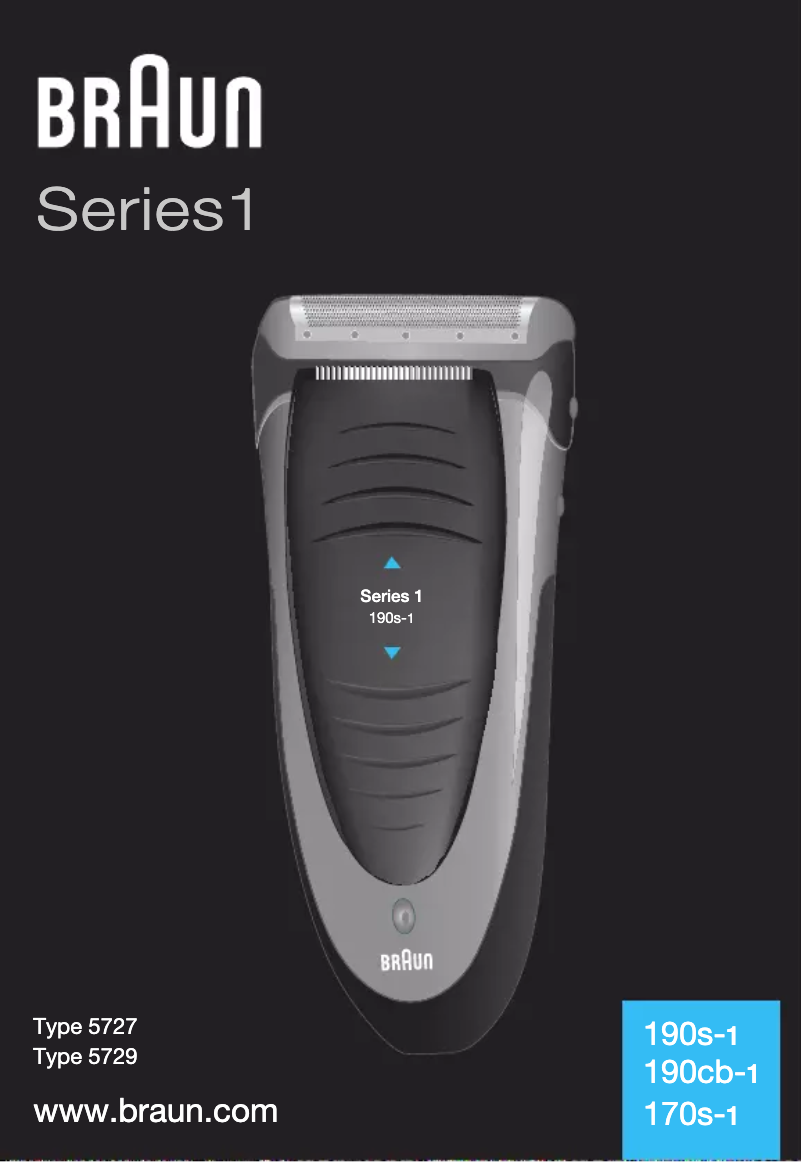 Image de la première page du manuel de l'appareil Series 1 190S-1