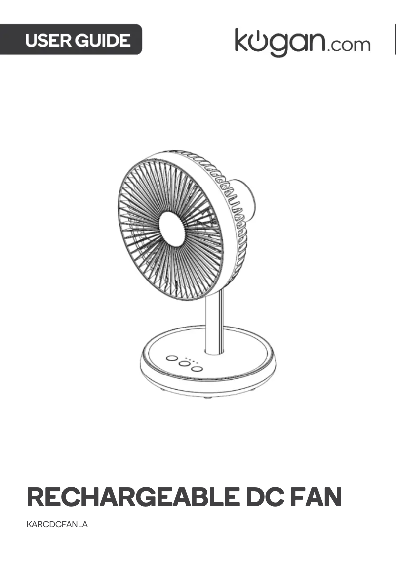 Image de la première page du manuel de l'appareil KARCDCFANLA