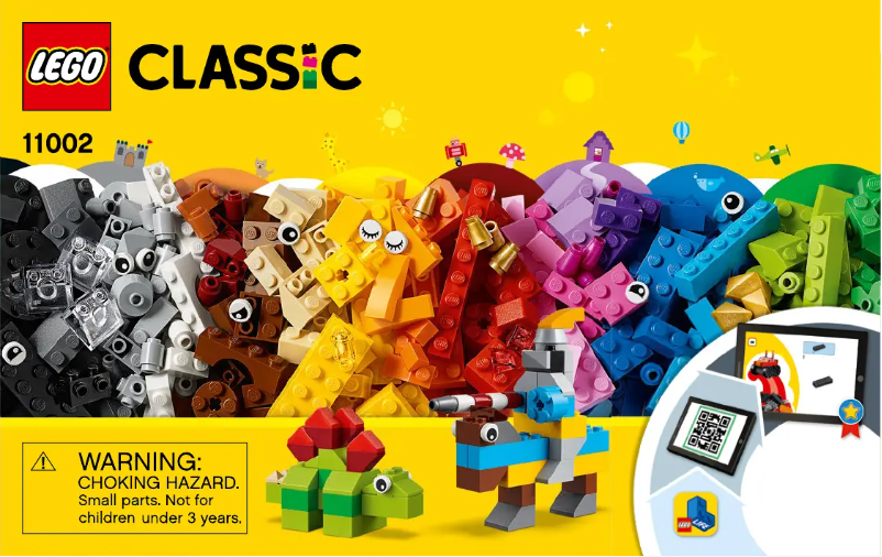 Page 1 de la notice Manuel utilisateur Lego Classic 11002