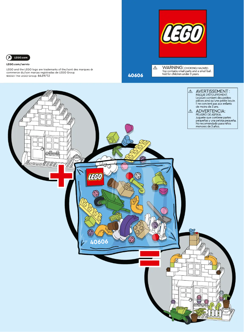 Page 1 de la notice Manuel utilisateur Lego Spring Fun VIP 40606