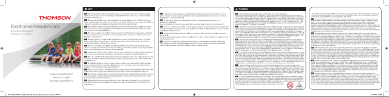 Page 1 de la notice Manuel utilisateur Hama HED1104