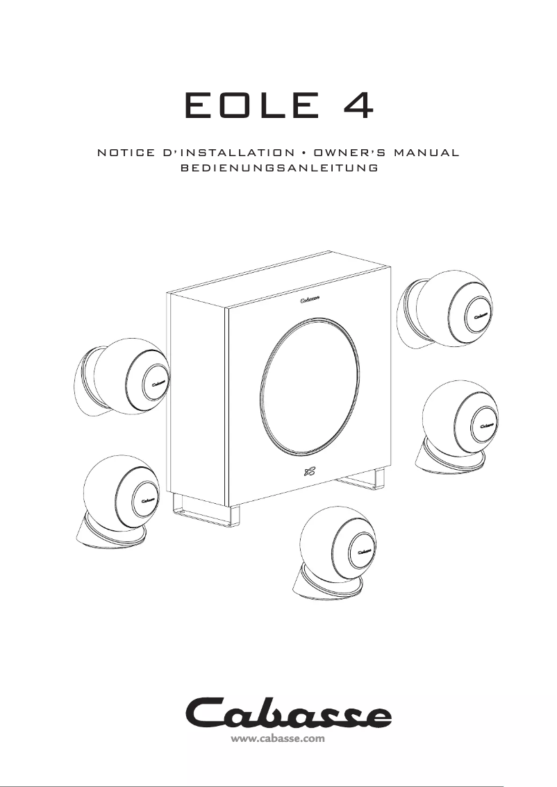 Image de la première page du manuel de l'appareil Lipari 21