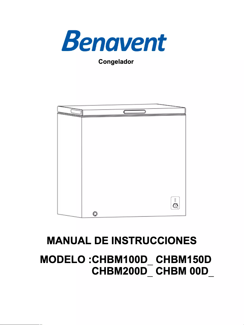 Página 1 del manual Manual de usuario Benavent CHBM200D