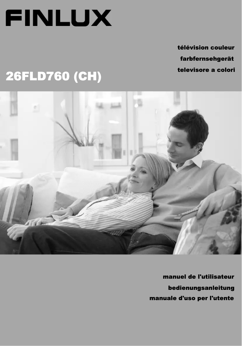 Image de la première page du manuel de l'appareil 26FLD760