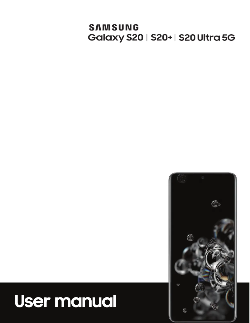 Image de la première page du manuel de l'appareil Galaxy S2