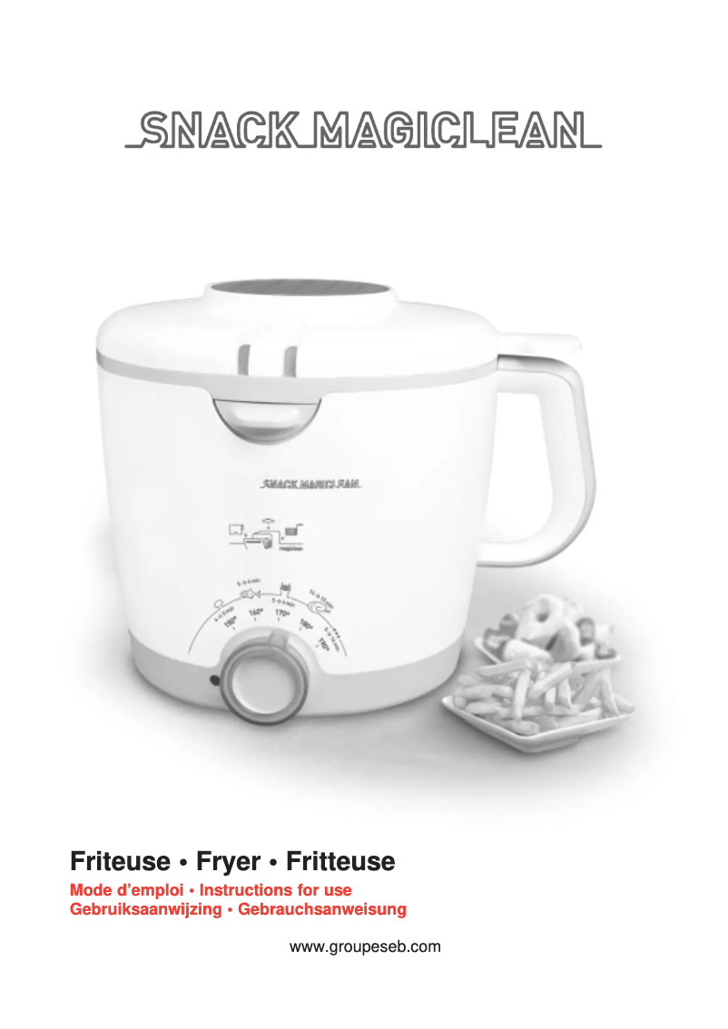 Image de la première page du manuel de l'appareil FA4000 Snack Magiclean