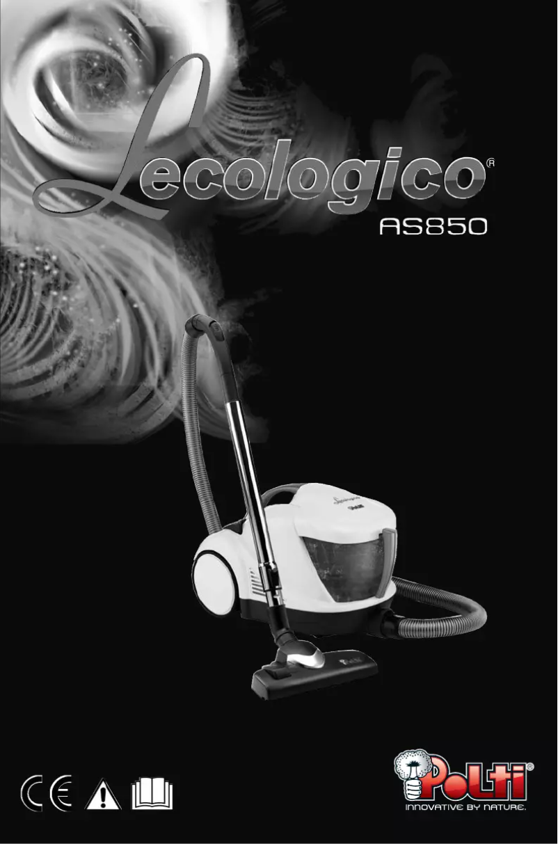 Page n°1 - Manuel utilisateur Polti Lecologico AS850