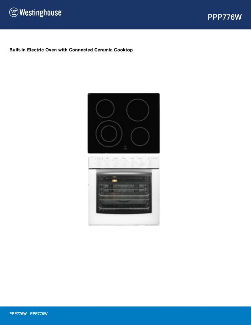 Image de la première page du manuel de l'appareil PPP776W