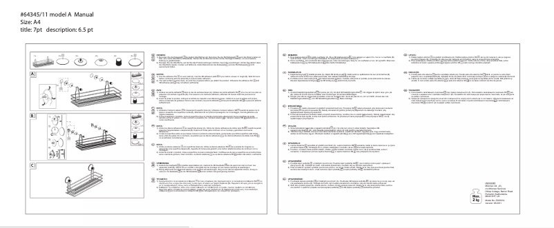 Page 1 de la notice Manuel utilisateur Ernesto IAN 64345