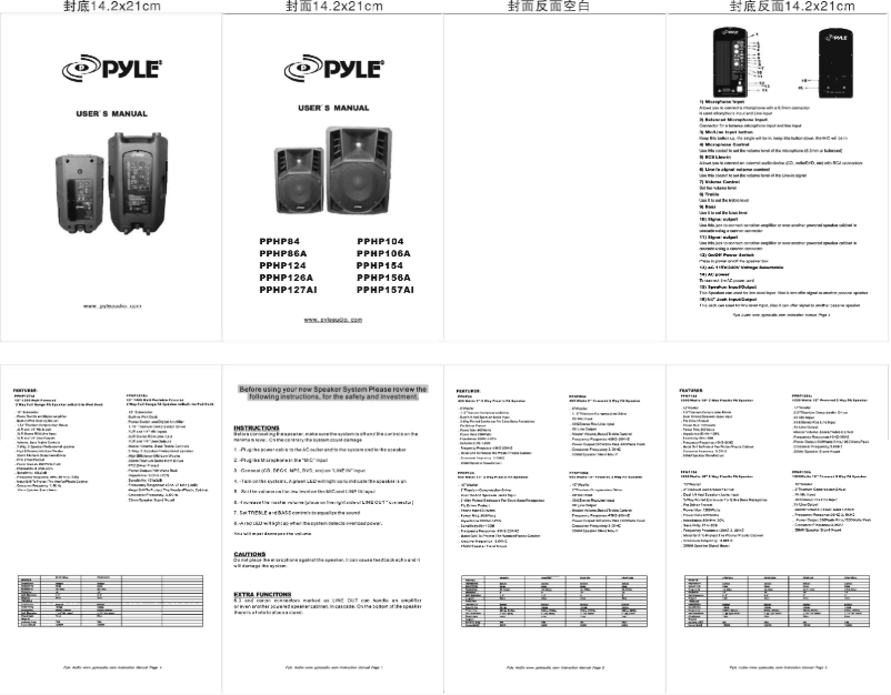 Imagen de la primera página del manual del dispositivo PPHP127AI