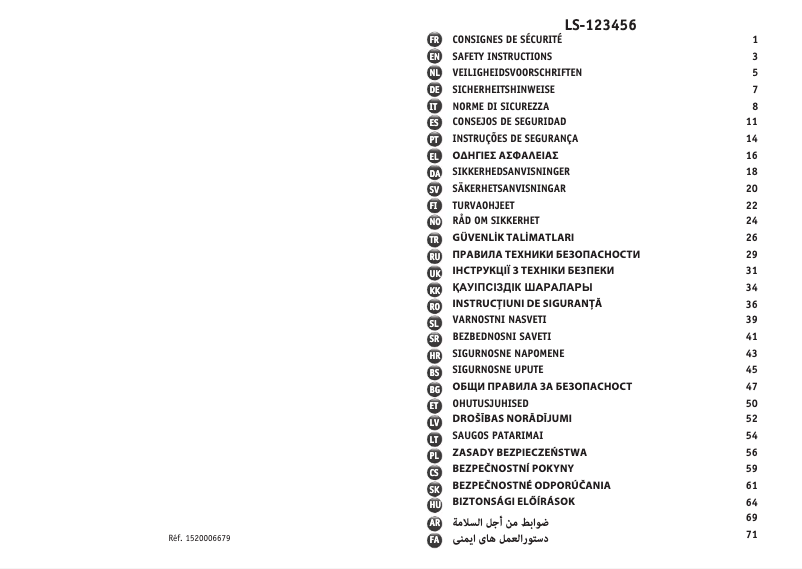 Page n°1 - Manuel utilisateur Moulinex Fresh Express DJ753510