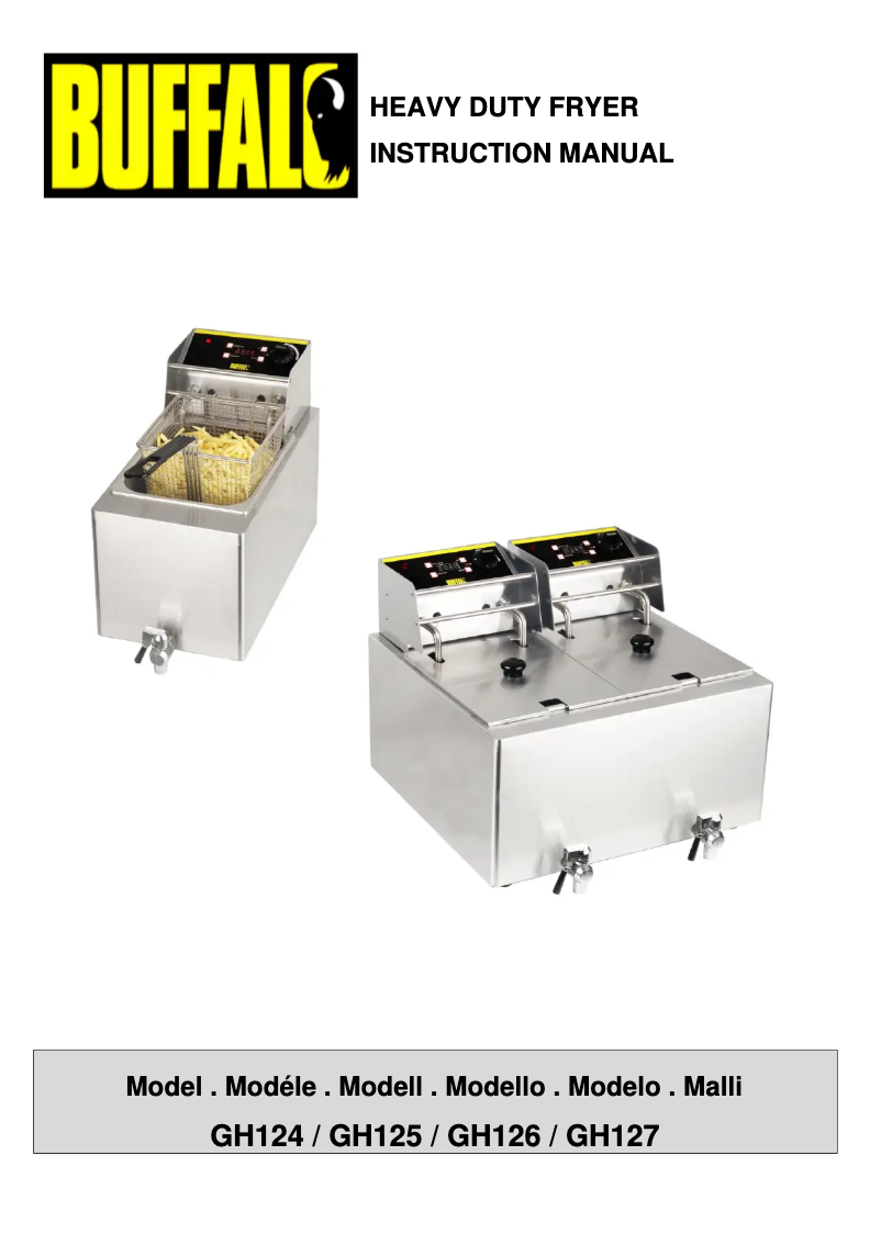 Page 1 de la notice Manuel utilisateur Buffalo GH125