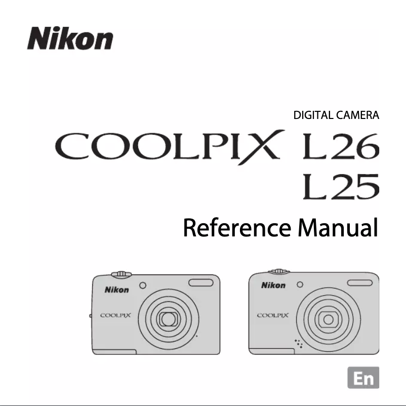 Image de la première page du manuel de l'appareil Coolpix L26