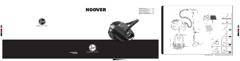 Page 1 de la notice Manuel utilisateur Hoover TS70_TS21011