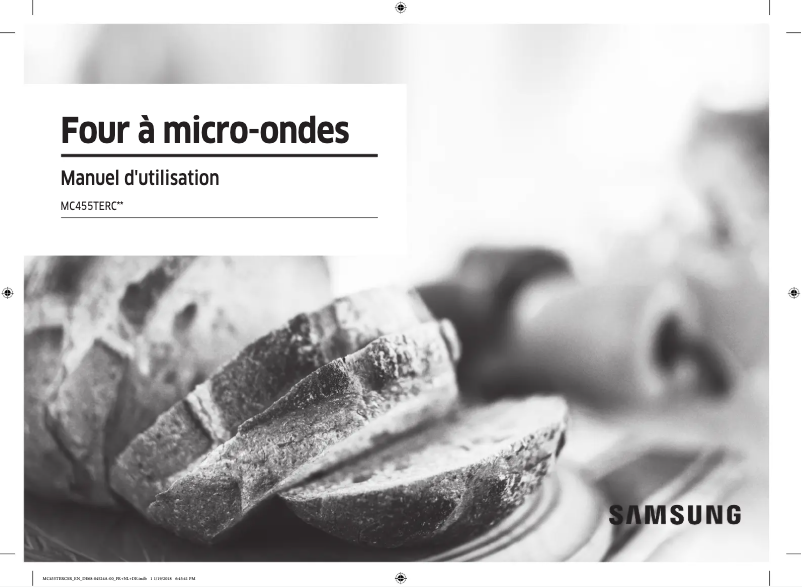Page n°1 - Manuel utilisateur Samsung MC455TERBBB