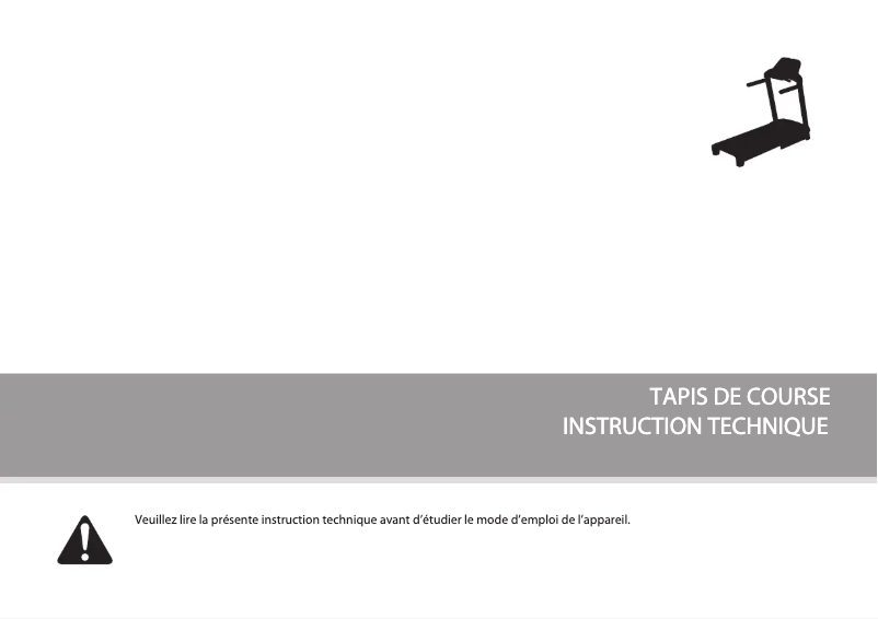 Page 1 de la notice Manuel utilisateur Horizon Fitness Paragon 5