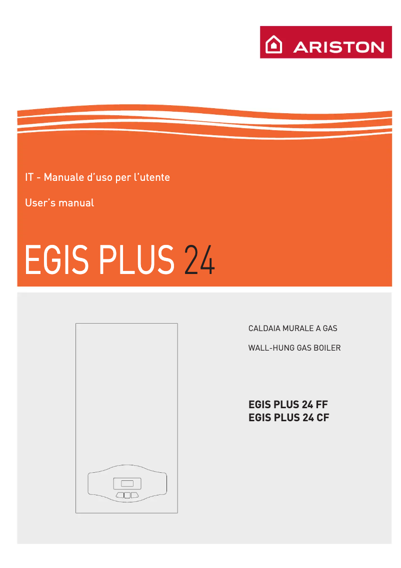 Page 1 de la notice Manuel utilisateur Ariston Thermo EGIS PLUS 24 FF GPL